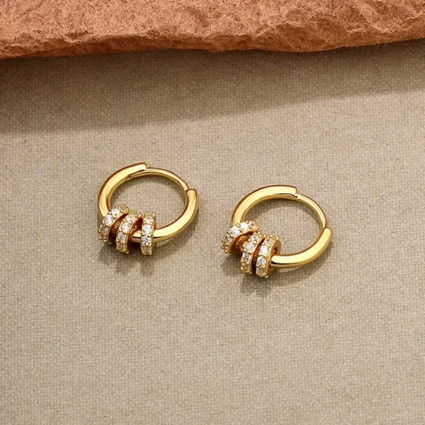 Circle Hoop Earrings - Image 3